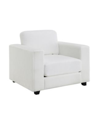 Oversized Chenille Accent Chair, Washable Cover
