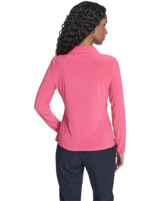 Women's Long-Sleeve Collared Shirt