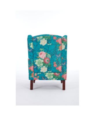 Floral Cyan Chair
