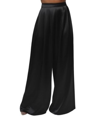 Women's Satin Bliss Pleated Pant