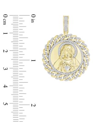 Men's Diamond Charm (1/6 ct. t.w.) in 10k Yellow Gold