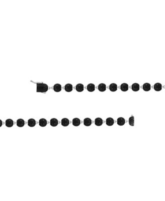 Men's Black Diamond Necklace (4 ct. t.w.) in Silver