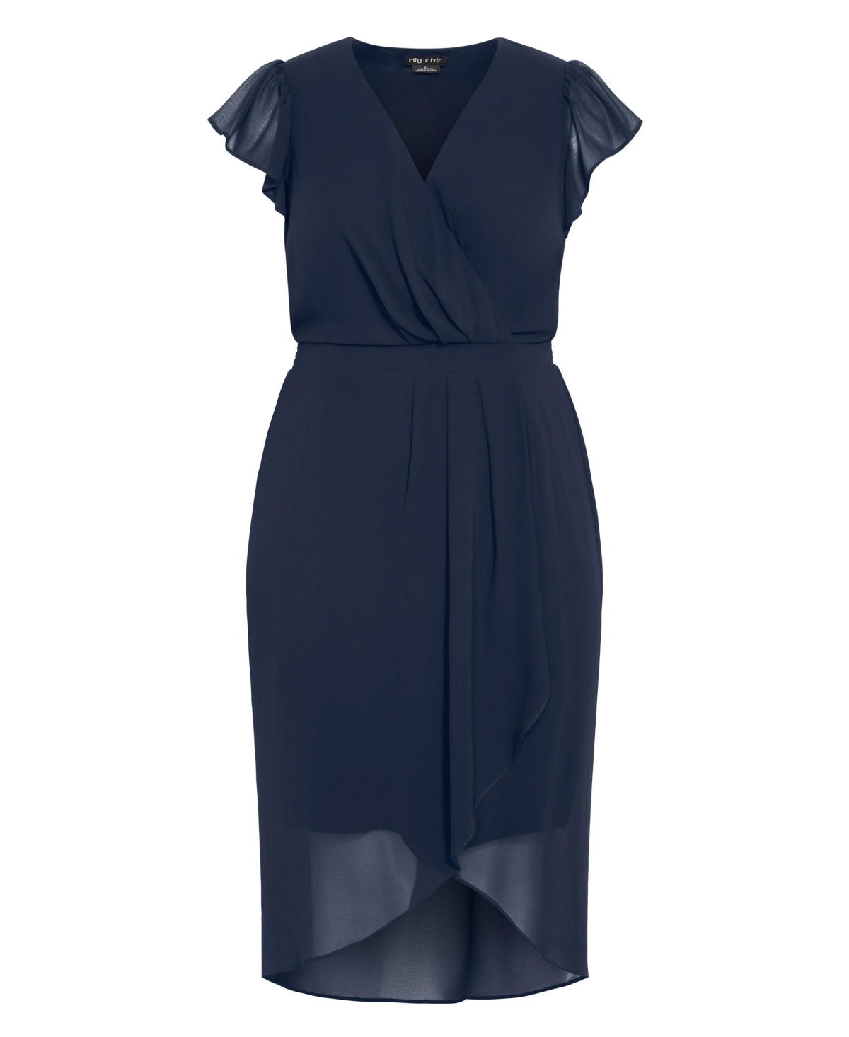 City Chic Plus Wrap Swing Dress