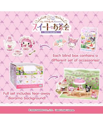 RE-MENT Cute Blind Box Diorama Miniature Figure Set for Birthday Gift, Party Favor, Stress Relief, Collectible Toy, Sanrio Fan, Relaxation