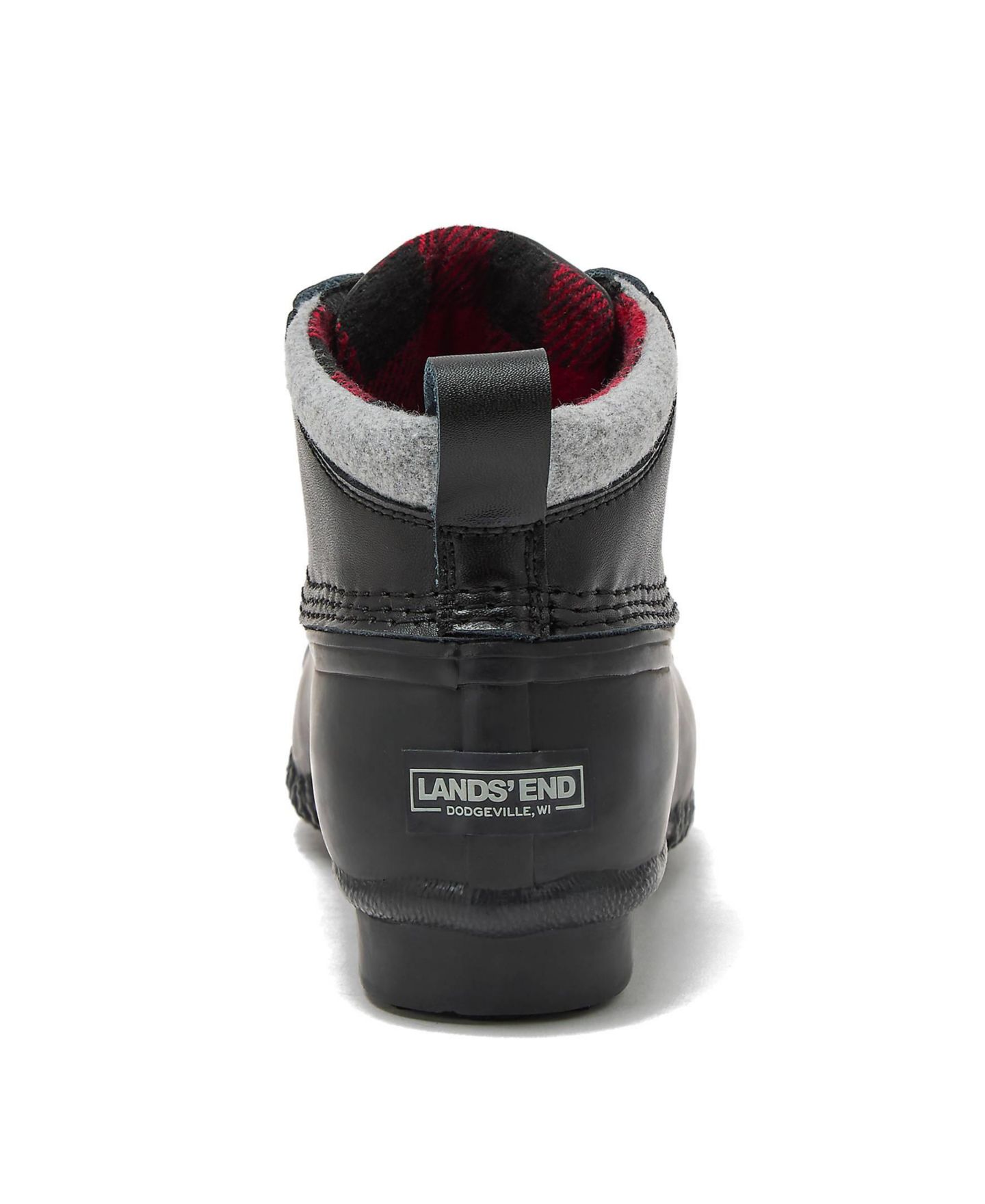Женские ботинки Lands' End Waterproof Ankle Duck, цвет: Чёрный — фото 4