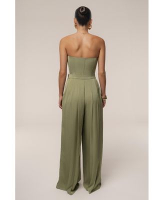 Women's Clara Wide Leg Pleated Trousers