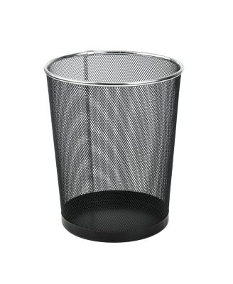 10 Liter Mesh Waste Basket Can for Garbage, Round Open Top Trash Can for Office, Bathroom Bedroom, Kitchen