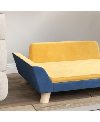 Orange Cat Sofa Bed with Washable Cover