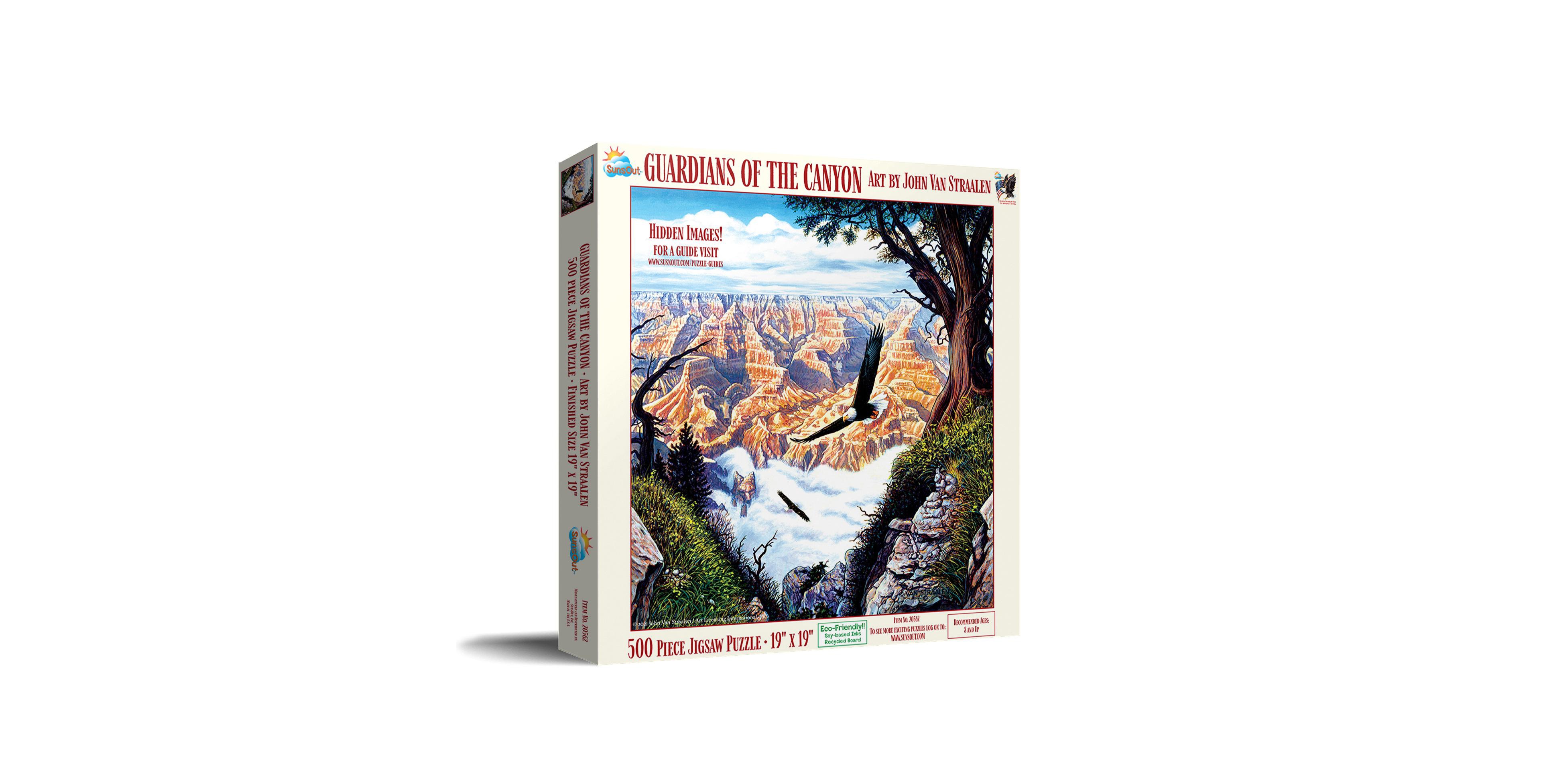 Sunsout Guardians of the Canyon 500 Piece Jigsaw Puzzle, Ages 15+