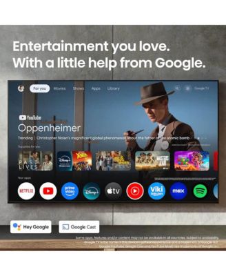 98" QD5 Series 4K QLED Smart Google TV  Quantum Dot, Dolby Vision HDR10+, Wi-Fi 6, Game Mode, Alexa/Google Compatible - 98QD5QG