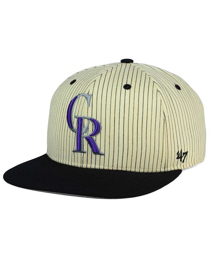 Colorado Rockies Men's 47 Brand Captain Snapback Hat