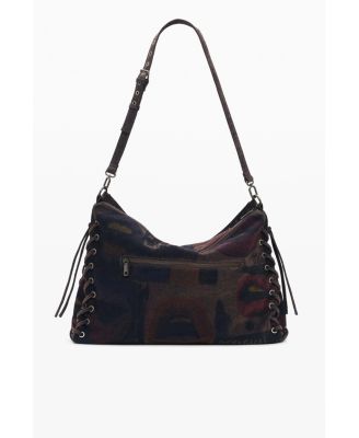 Women's Large graffiti lips bag