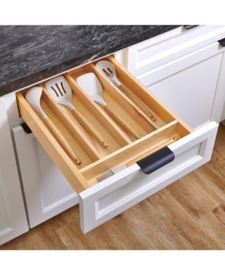 Natural Maple Right Size Utensil Drawer Insert, 13-1/4" x 19-1/2"