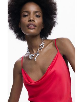 Women's Asymmetric slip dress