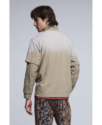 Men's Long-sleeve double polo shirt