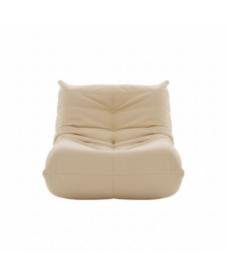 Luxury Accent Sofa Chair Button-Tufted Detail Microfiber Comfy Chair for Living Room Bedroom