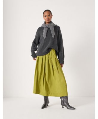 Women's Ivy Pleated Air Flow Midi Skirt