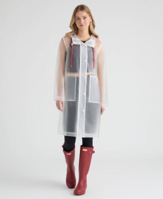 Women's Maxi Rubber Jacket