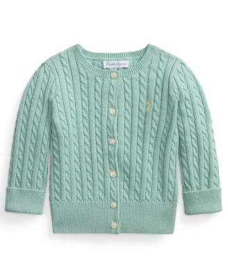 Baby Girls' Crewneck Cardigan