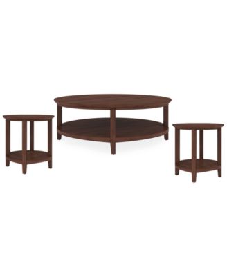 Hedworth Round Coffee 3-Pc. Tables Set