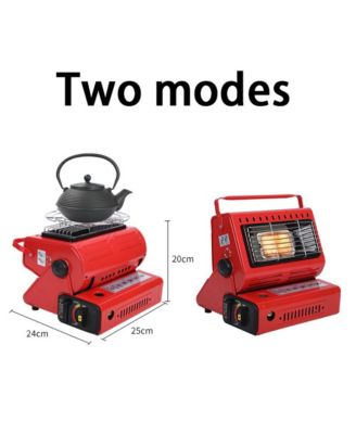 Portable Butane Heater with Rotating Handle for Outdoor Warmer & Emergency Cooker