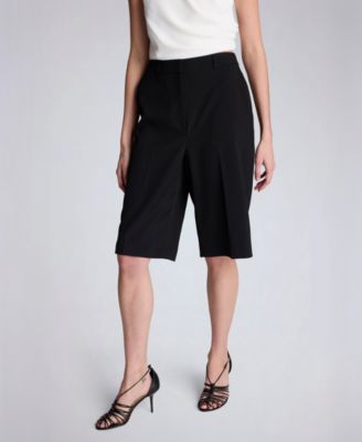 Women's Fly Front Long Short
