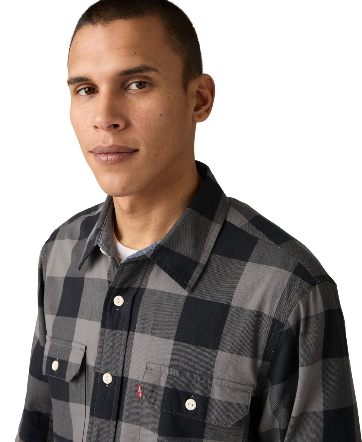 Levi's Men's Relaxed Fit Long Sleeve Button Front Worker Shirt