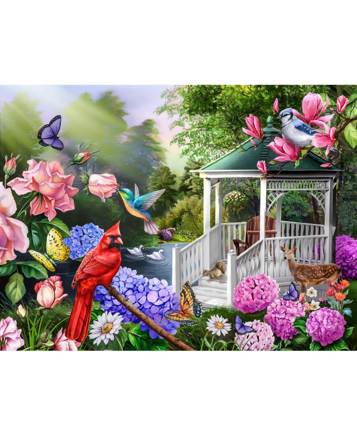 SunsOut Lakeside Fantasy 1000 piece Jigsaw Puzzle for Adults