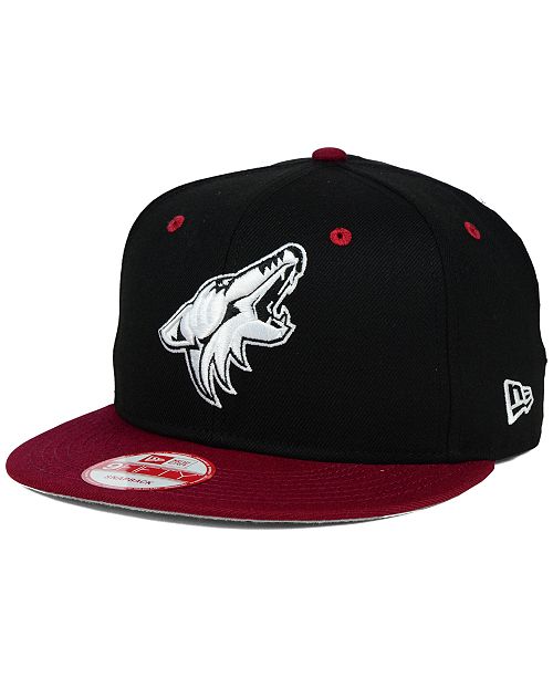 New Era Arizona Coyotes Black White Team Color 9fifty Snapback Cap Reviews Sports Fan Shop By Lids Men Macy S