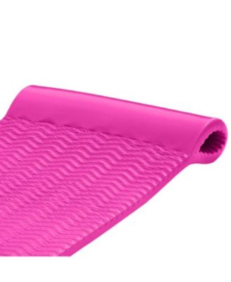 Serenity 1.5" Thick Vinyl Swimming Pool Float Mat, Flamingo Pink
