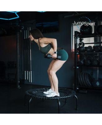 350f Indoor Lightweight 39-Inch Folding Fitness Trampoline, Black