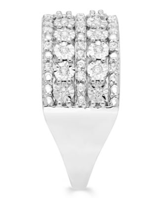 Diamond Band Ring (1/4 ct. t.w.) in 10k White Gold