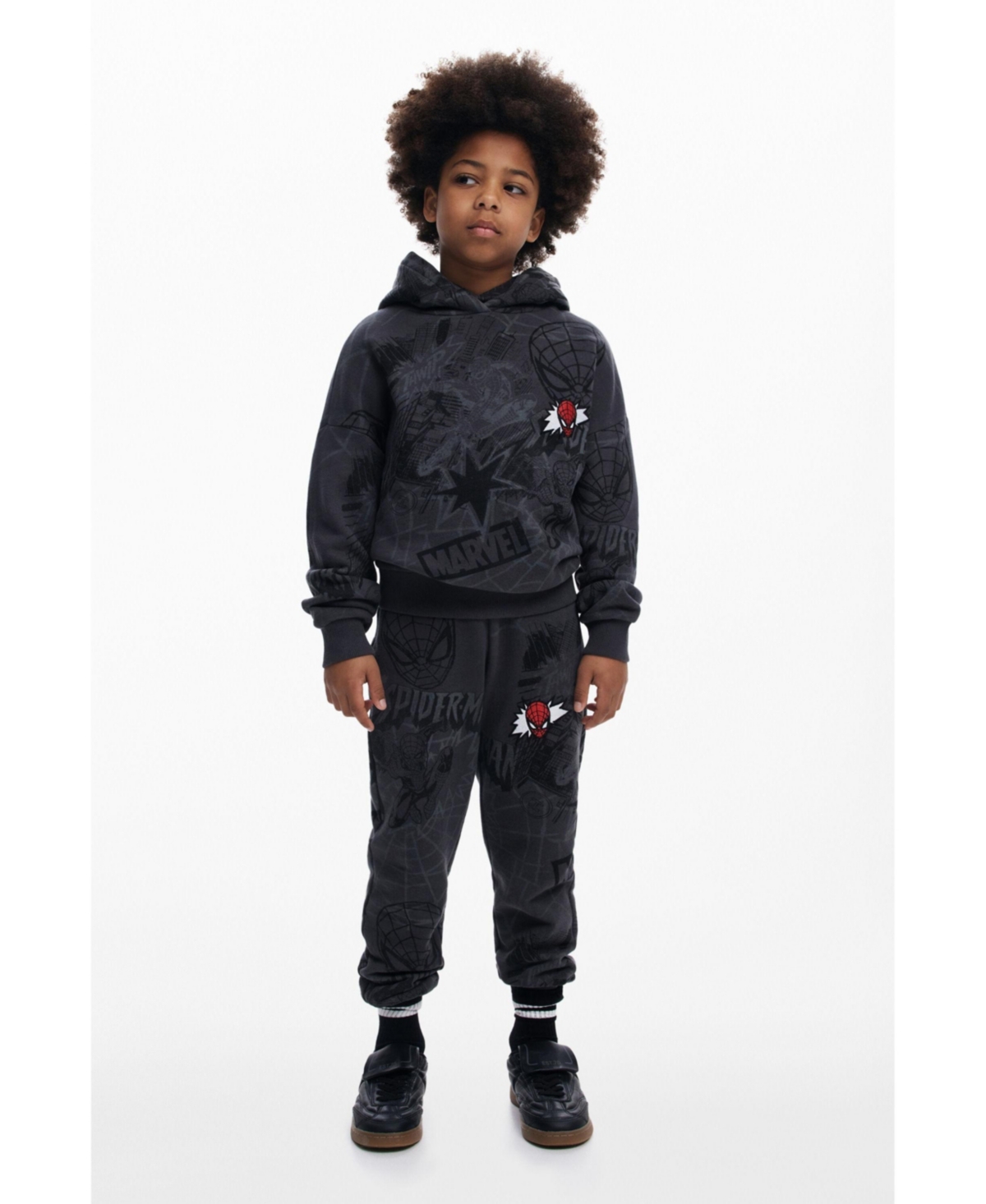 Desigual Boys Boys's Spiderman web sweatshirt