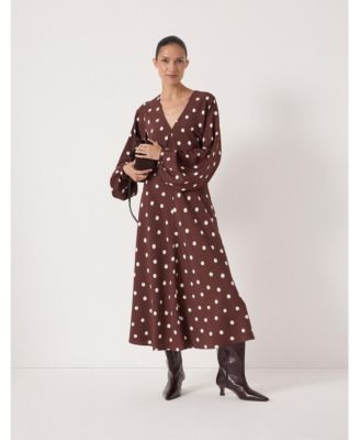 Women's Grace V-Neck Long Sleeve Dress