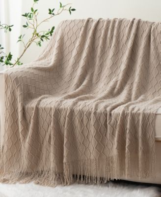 Multi Chevron Texture Lightweight Throw, 50" x 60"