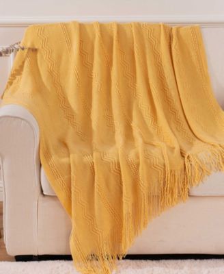 Texture Triple Zig-Zag Lightweight Throw, 50" x 60"