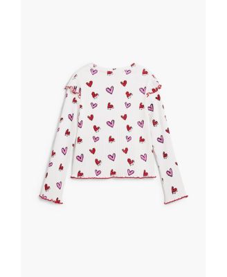 Girls Girls's Long-sleeved hearts t-shirt