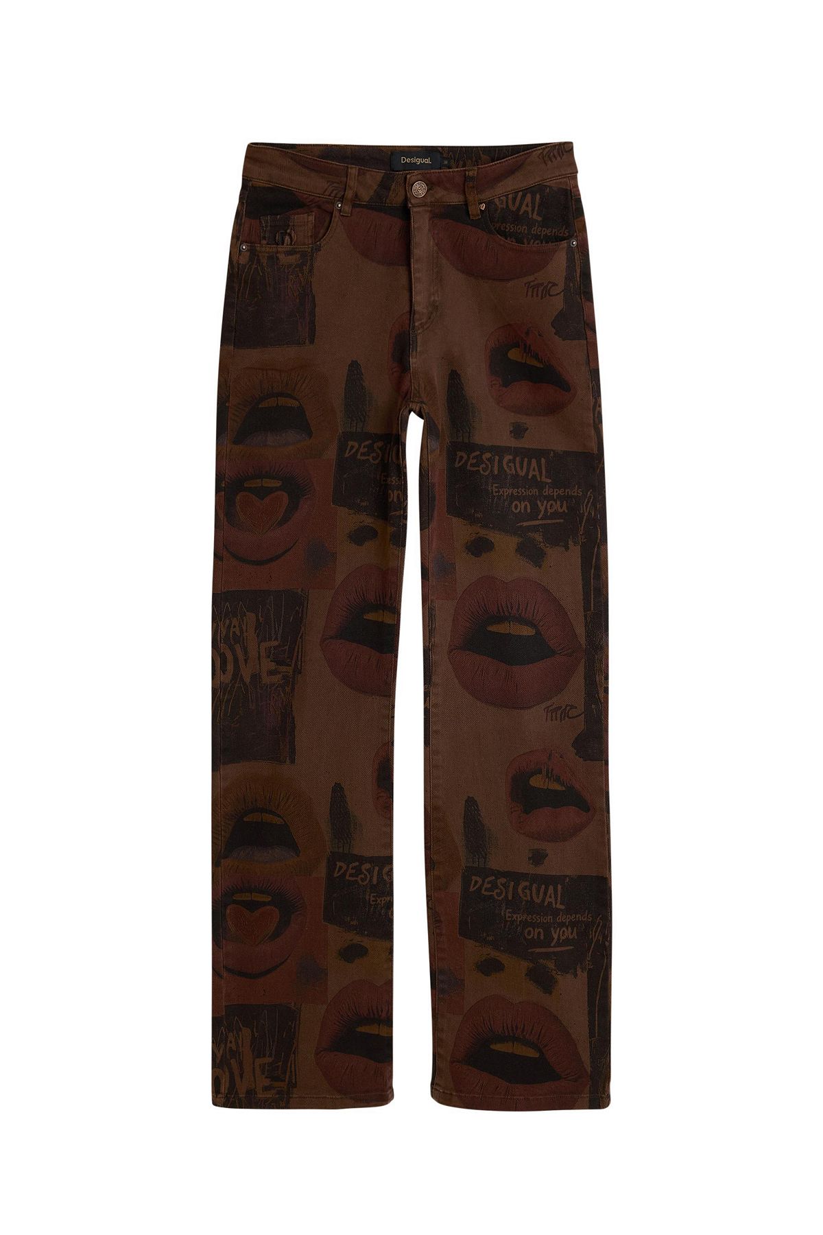 Desigual Women's Printed Jeans view 6 — MAYCSS fashion products