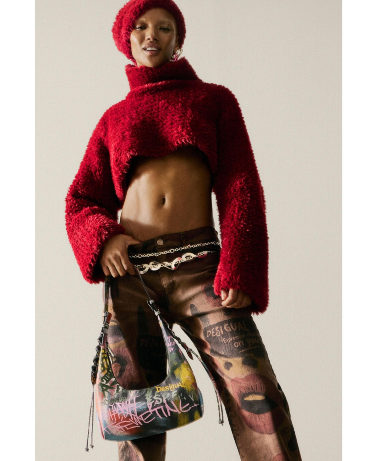 Desigual Women's Printed Jeans