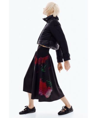 Women's Pixelated midi skirt