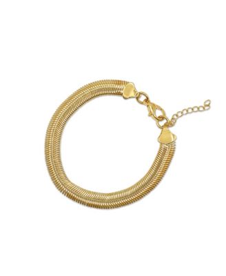 8mm Gold Plated Chain Bracelet