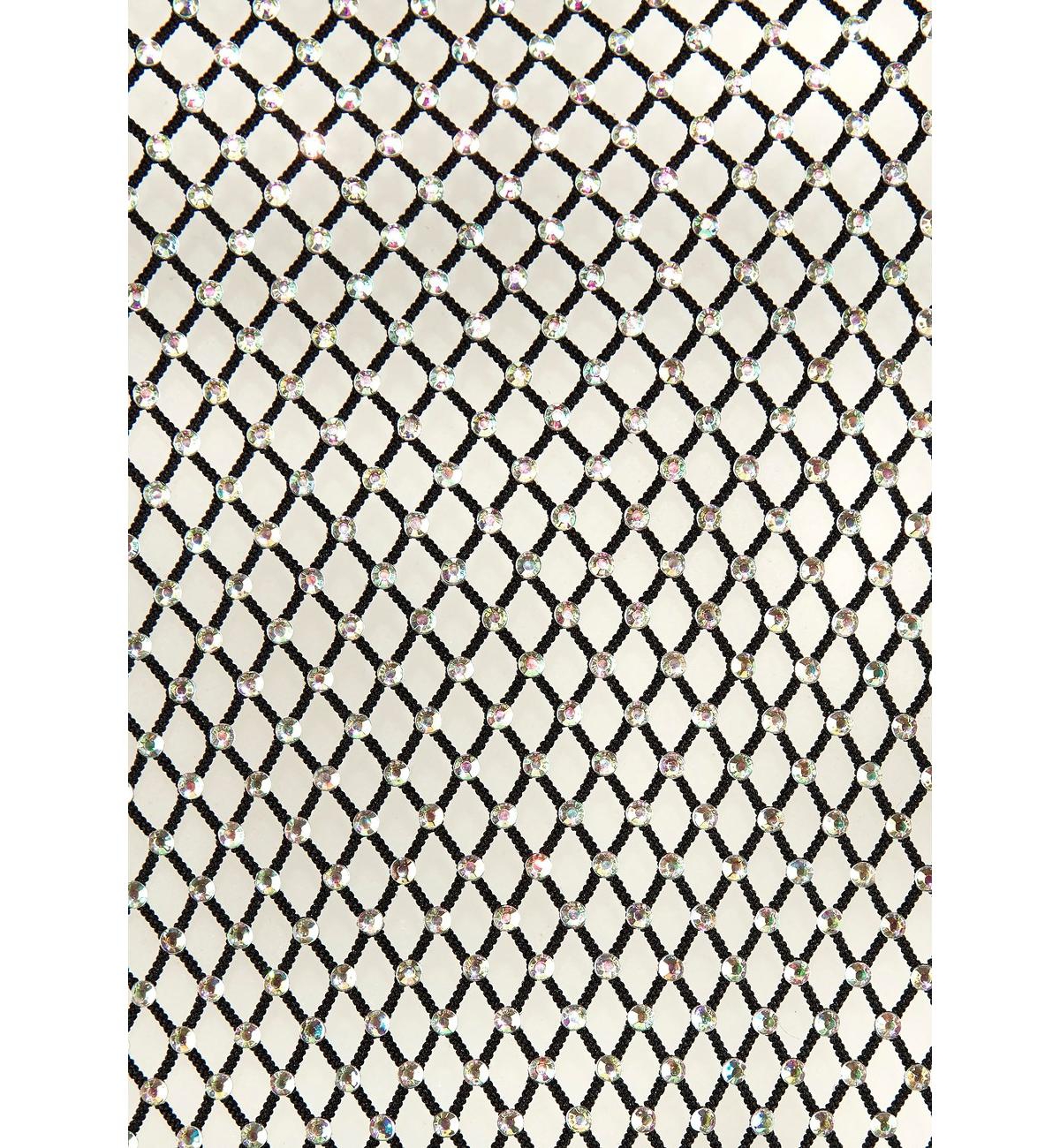 Lascana Women's Rhinestone Mesh Negligee