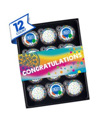 Congratulations Chocolate Cookies Box, 12-Pc.