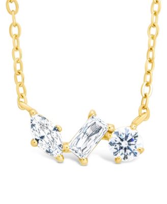 Sterling Forever Trio Pendant - Gold