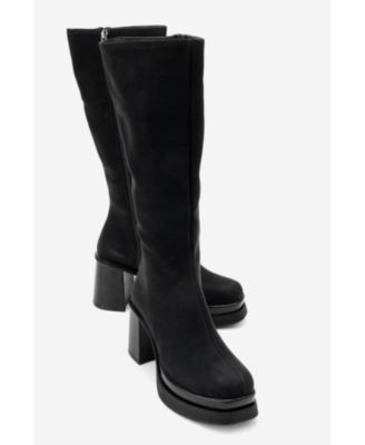 Carm Nubuck Platform Mid Calf Boot (Women)