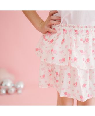 Toddler Girls Dainty Rose Skort