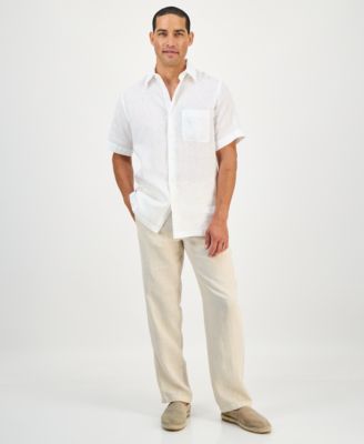 Men's 100% Linen Shirt, Created for Macy's 