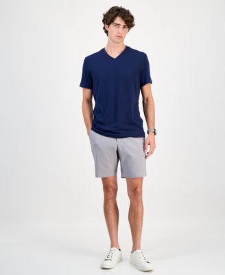 Men's Travel Stretch V-Neck T-Shirt, Created for Macy's 