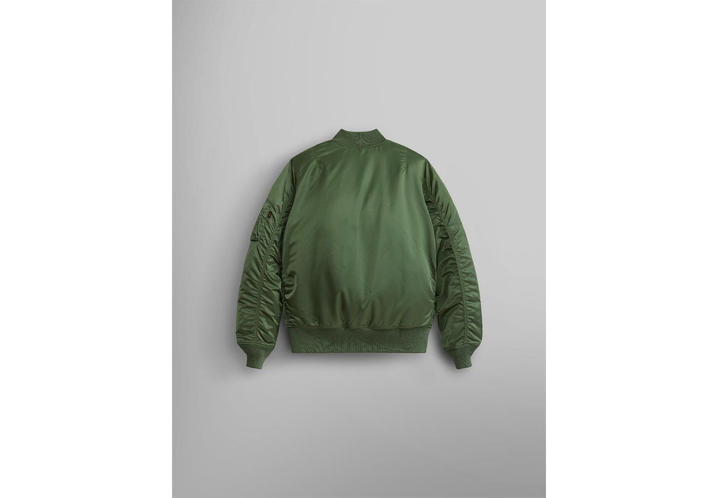 Женская куртка Alpha Industries Ma-1 Bomber, цвет: Шалфейный — фото 3