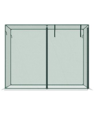 6 x 3ft Crop Cage, Double Doors Plant Protection Tent,